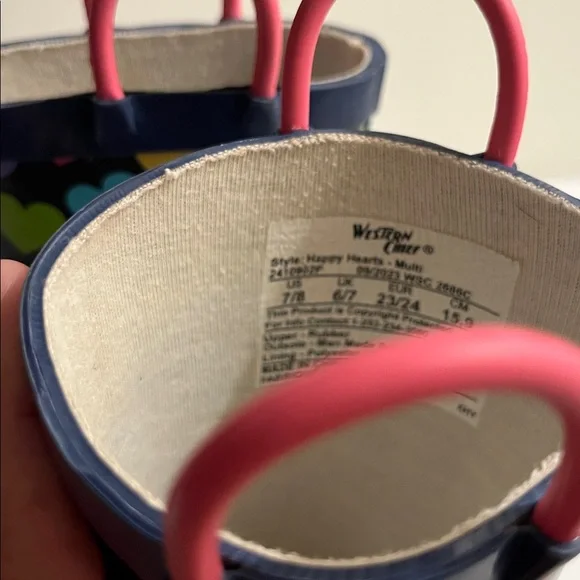 Western Chief Multicolor Heart Rain Boots - Picture 4 of 7